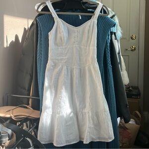 White lace Hollister mini dress